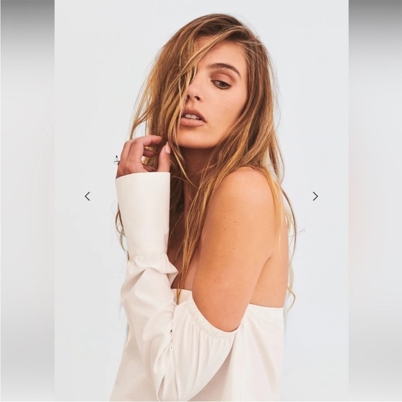 New! SER.O.YA RANDI OFF THE SHOULDER TOP Size S NWT - Picture 4 of 9